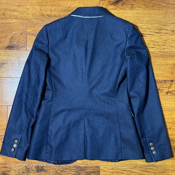 Banana Republic Indigo Denim-like Blazer Jacket - Size 2 - Picture 7 of 7
